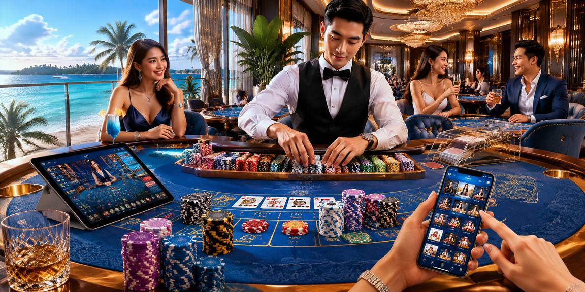 tm68 Live Casino với dealer thật phát bài trực tiếp từ studio chuyên nghiệp